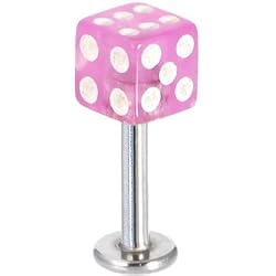 Pink Dice Labret