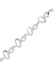 Sterling Silver 7.5 Inch Polished Fancy Link Bracelet - 7.5 Inch