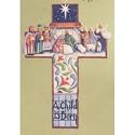 JIm Shore Nativity Cross Hanging Ornament