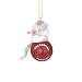 Oklahoma Sooners NCAA Acrylic Basketball Snowman Ornament (2.50)
