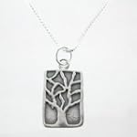 SAVE $24 - Tree of Life Pendant in Sterling Silver on 18" Box Chain, #9184 $24.00