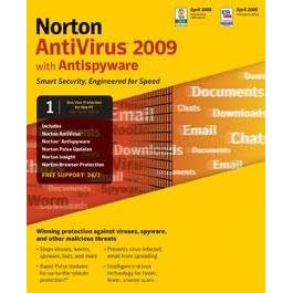 Click here to buy Norton Antivirus 2009 1User by Symantec.