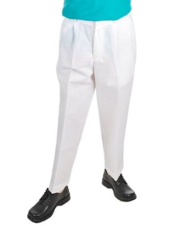 Young Kings by Steve Harvey – White Linen Pleated Pants