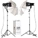 Smith Victor K61-U, 2 600-Watt Q60SG Thrifty Quartz Light Umbrella Kit.