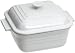 Le Creuset Stoneware Covered Square Baking Dish, White