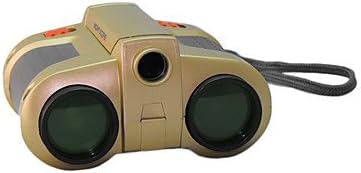 XIAOHM 4x 30 mm Binoculars Central Focusing Kids toys Gold