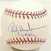 Rickey Henderson Autographed/Hand Signed MLB Game Baseball Inscribed S.B King Oakland Athletics