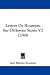 Lettres De Rousseau Sur Differens Sujets V2 (1749) (French Edition)
