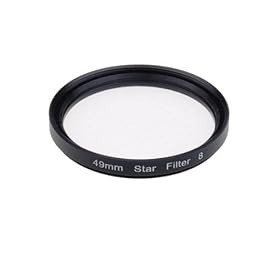 49mm Eight 8 Point 8PT Flare Star Lens Filter 49 For DSLR