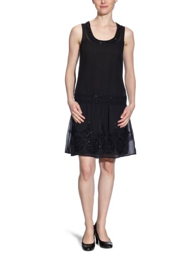 Liu Jo Damen Kleid (knielang) W12078 T6395, Gr. 42 (48), Schwarz (Black 22222) Preisvergleich