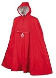 VAUDE UNI PONCHO IMPERMÉABLE VALDIPINO, RED, L, 02285