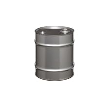 SKOLNIK Stainless Steel Drum, 10 gallons, 0.9mm Body Gauge (Pack of 1)