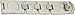 ABUS 110/230 Hardened Steel Concealed Hinge Pin Hasp (9")