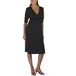 Mossimo® Black: Baby Doll Dress with Elbow-Sleeves - Ebony