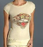 Ed Hardy Inside out Open Mouth Tiger Tee (3014-sit)