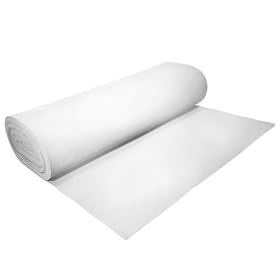 White Acrylic Felt 72" Wide x 1 Yard Long