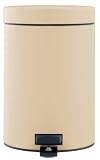Kitchen & Housewares : Brabantia Pedal Bin, 3litre, Plastic Bucket Almond