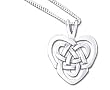 Celtic Design Solid Sterling Silver Necklace