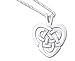 Celtic Design Solid Sterling Silver Necklace