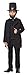 California Costumes Boys Abraham Lincoln/Frederick Douglass Costume X-Large (12-14), Black