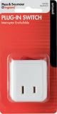 Pass & Seymour #4404WBPCC8 White Plug In Cord Switch