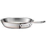 All-Clad 6110 SS Copper Core 5-Ply Bonded Dishwasher Safe Fry Pan / Cookware, 10-Inch, Silver