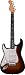 Fender American Vintage '62 Stratocaster® Reissue Left Handed Electric Guitar, 3 Tone Sunburst, Rosewood Fretboard