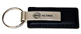 Nissan Altima Black Leather Official Licensed Keychain Key Fob Ring