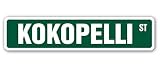 KOKOPELLI Street Sign mystical Anasazi flute player fantasy fertility deity gift