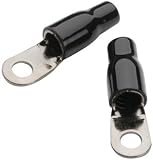 Directed Electronics 63200 1/0-Gauge Ring Terminals (Black)