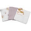 Odenw�lder 10035-1971 Mullwindel bedruckt, Tiere beige, 3er Pack