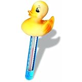 Hydro Tools 9230 Soft Top Duck Floating Pool Thermometer and Cord