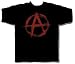 Price Busters - Anarchy Symbol Adult T-Shirt, Size: Medium