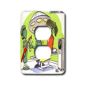 Londons Times Funny Medicine Cartoons - Veggie Surgery - Light Switch Covers - 2 plug outlet cover