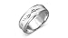 Laser Cut Engraved Ring Band Sterling Silver Size 5