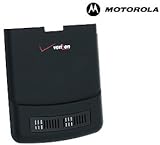 NEW MOTOROLA OEM Q9C VERIZON BLACK BATTERY DOOR COVER