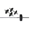 Amber Sports 160-Pound Threaded Weight Set ~ Amber
