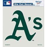 Oakland Athletics Die-Cut Decal - 8"x8" Color