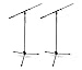 DR Pro Tripod Mic Stand with Telescoping Boom - 2 Pack