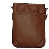 Piel Medium Vertical Handbag (Saddle)