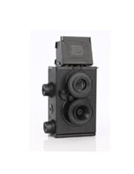 MOGOI(TM) 35mm Film Twin Lens Reflex TLR Holga Recesky Lomo Camera DIY Kit -Black With MOGOI Accessory Wire Winder