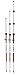 CST/Berger 67-4204 Brass Collet Locking Telescoping 4' Non-graduated pole