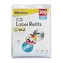 Memorex White CD Labels, Matte Finish. 300 Count (32020403)