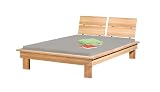 Link 55400400 Bett Vintage 140 cm Leistenprofil kernbuche