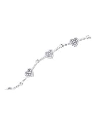 0.15CT DIAMOND HEART BRACELET
