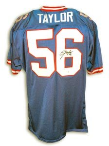 Lawrence Taylor Signed New York Giants Throwback Jersey