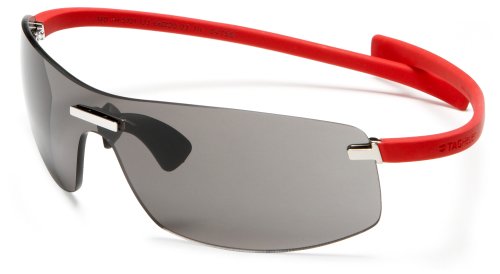 TAG Heuer Zenith 5101-103 Sunglasses,Red Frame/Grey Lens,one size