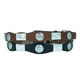 Children's Scalloped 1 Belt w  Silver plated ferrules and conchos. by Yourtack