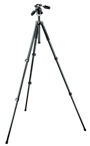 Manfrotto MK294A3-D3RC2 294 Aluminum Tripod Kit with 3-Way Head with Quick Release