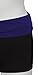 Sexy Mini Knockout Yoga Exercise Gym Workout Cotton Fitted Spandex Shorts (Small, Sapphire Blue Black), Small